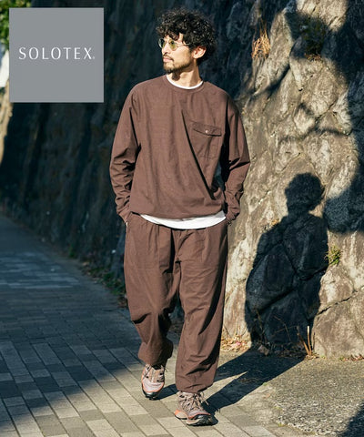 FREAK'S STORE／可收納長袖旅行套裝 附收納包 Fabric by SOLOTEX(R)