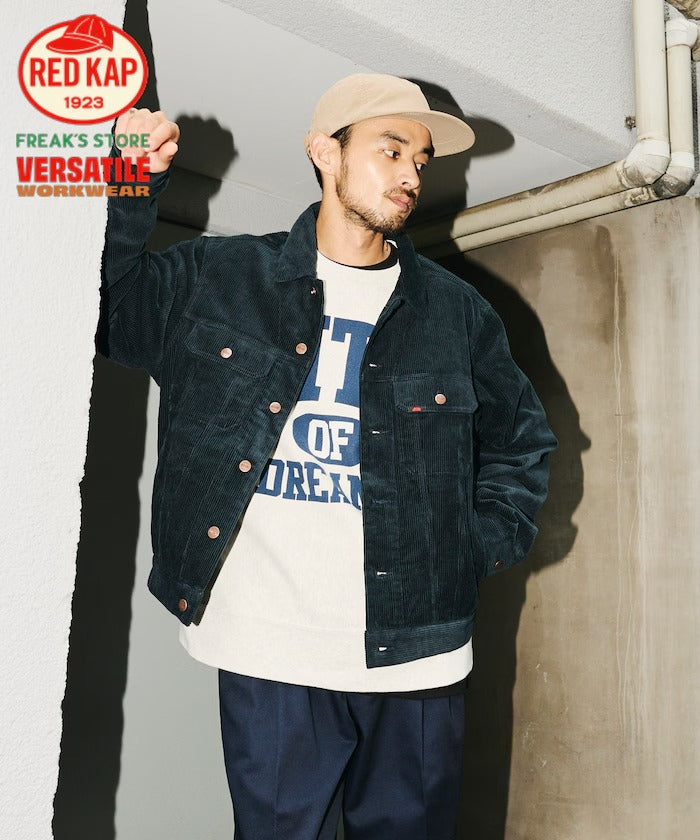 RED KAP × FREAK'S STORE／日本聯名限定SHORT LENGTH 燈芯絨卡車外套
