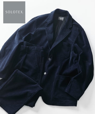 FREAK'S STORE／寬鬆版燈芯絨兩釦西裝外套套裝 Fabric by SOLOTEX(R)