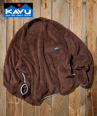KAVU × FREAK'S STORE / 長毛絨刷毛 圓領衫（日本聯名限定）