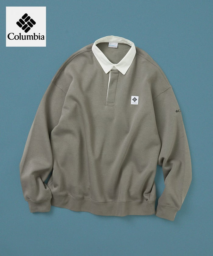 Columbia×FREAK'S STORE／別注 小LOGO 長袖橄欖球衫