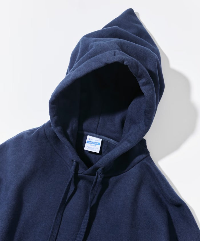 Champion × NAUTICA／日本聯名限定 刺繡刷毛連帽外套