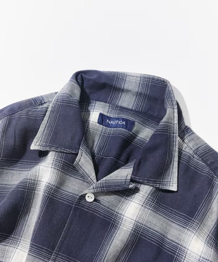 NAUTICA JP／漸層格紋 長袖襯衫