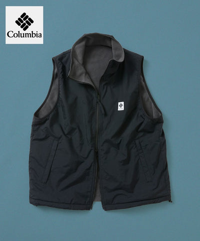 Columbia × FREAK'S STORE／日本聯名限定 雙面穿刷毛 立領背心