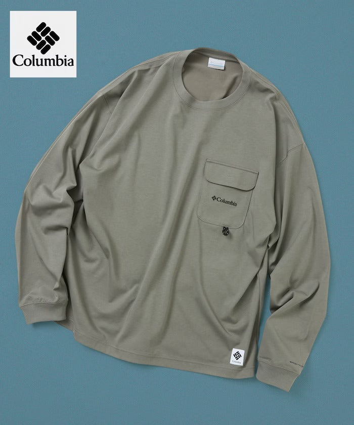 Columbia×FREAK'S STORE／別注口袋 長袖T恤