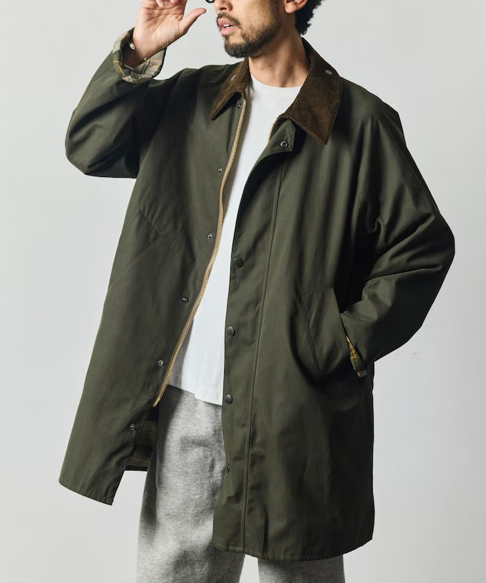 Barbour × FREAK'S STORE／日本聯名限定 TRANSPORT長版大衣外套