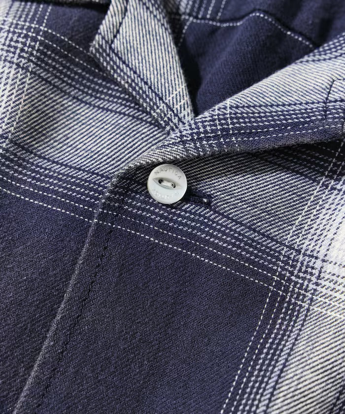 NAUTICA JP／漸層格紋 長袖襯衫