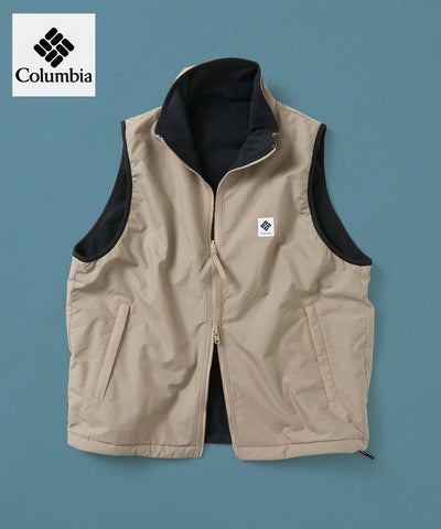 Columbia × FREAK'S STORE／日本聯名限定 雙面穿刷毛 立領背心