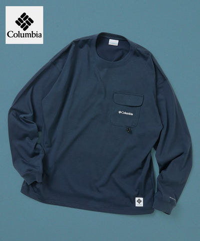 Columbia×FREAK'S STORE／別注口袋 長袖T恤