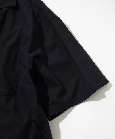 CAHLUMN Cotton Linen Open Collar Shirt  / 別注棉麻開領襯衫
