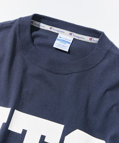 Champion × NAUTICA／日本聯名限定 NTC厚磅 圓領T恤