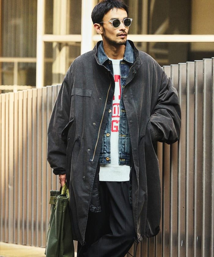 FREAK'S STORE / 做舊褪色3WAY M-65鋪棉內裡兩件式短版軍裝外套組（26FW）