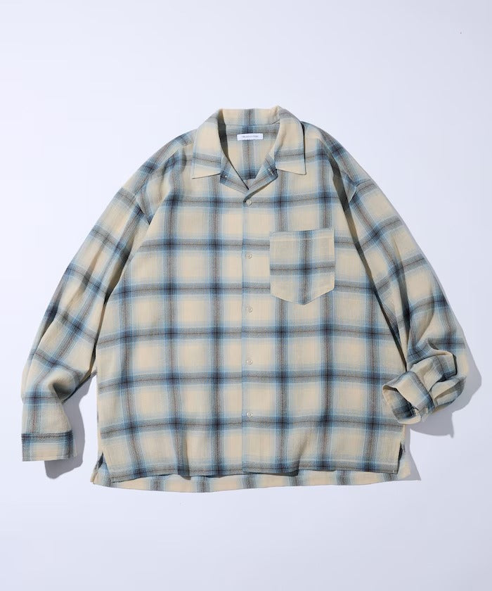 FREAK'S STORE / 漸層格紋 長袖襯衫