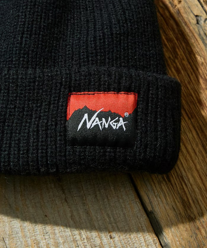 NANGA / BOX LOGO 立體毛線帽