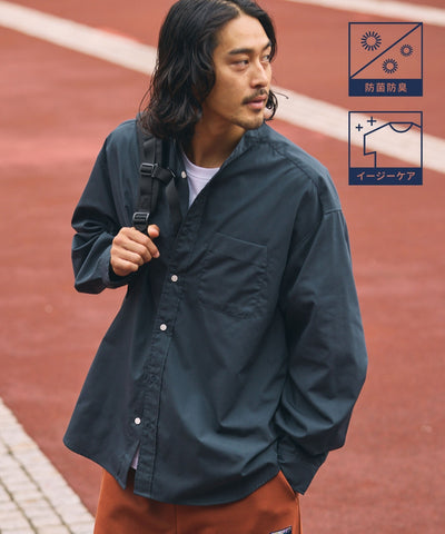 THE CRAFT CREW PRODUCTS / 免燙 抗菌 立領長袖襯衫