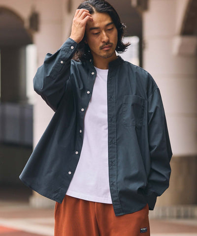 THE CRAFT CREW PRODUCTS / 免燙 抗菌 立領長袖襯衫