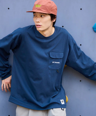Columbia×FREAK'S STORE／口袋 長袖T恤（日本聯名限定）