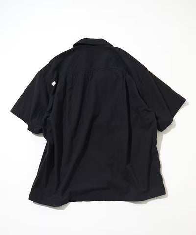 CAHLUMN Cotton Linen Open Collar Shirt  / 別注棉麻開領襯衫