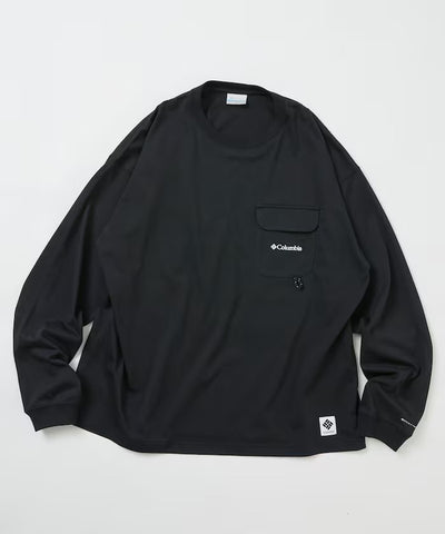 Columbia×FREAK'S STORE／別注口袋 長袖T恤