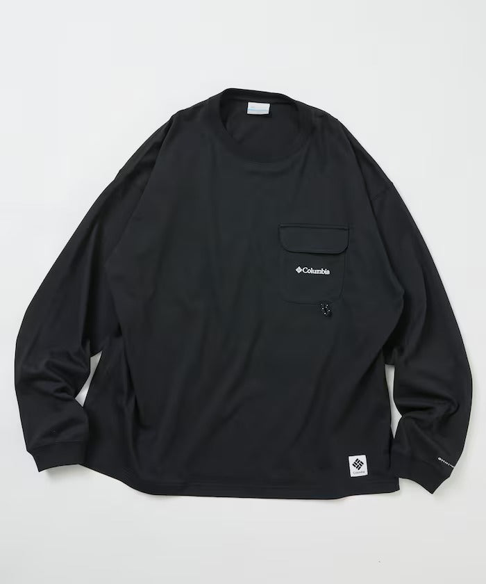 Columbia×FREAK'S STORE／別注口袋 長袖T恤