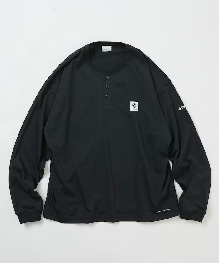 Columbia×FREAK'S STORE／別注亨利領 長袖T恤