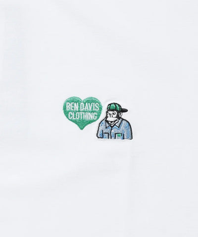 BEN DAVIS / 大猩猩 刺繡涼感 短袖T恤