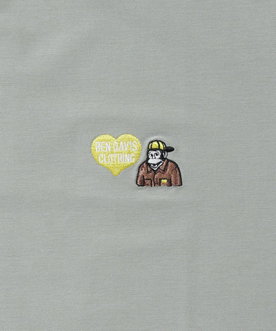 BEN DAVIS / 大猩猩 刺繡涼感 短袖T恤