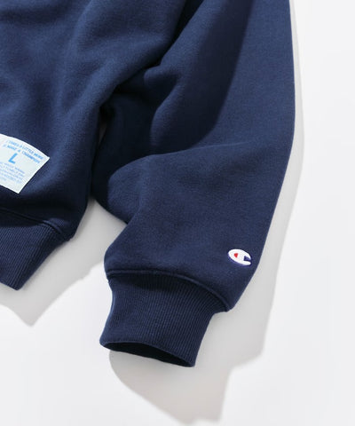 Champion × NAUTICA／日本聯名限定 刷毛 圓領衫