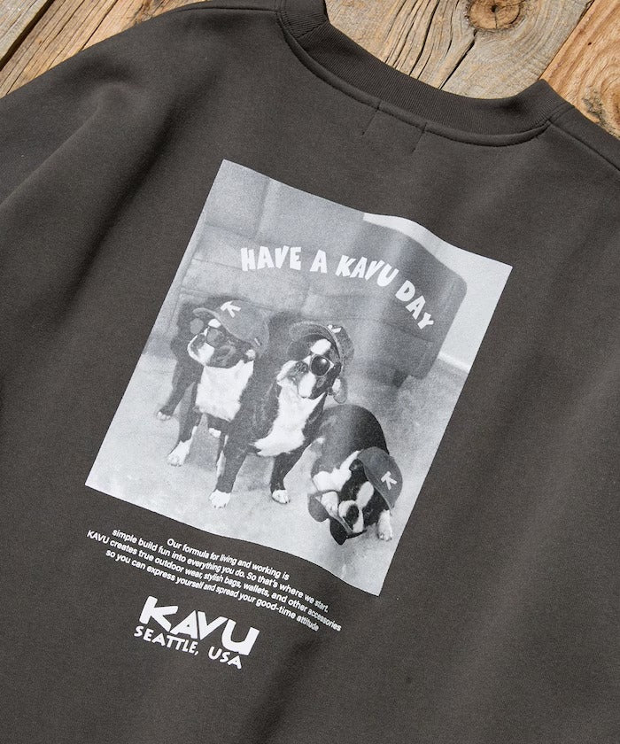 KAVU × FREAK'S STORE / 狗狗圓領衫（日本聯名限定）