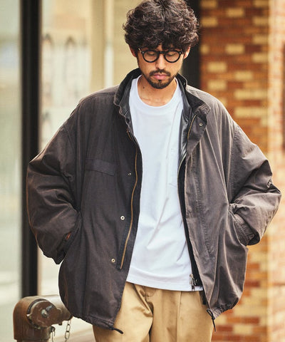 FREAK'S STORE / 褪色加工3WAY M-65短版軍裝外套＆鋪棉內裡組（26FW）