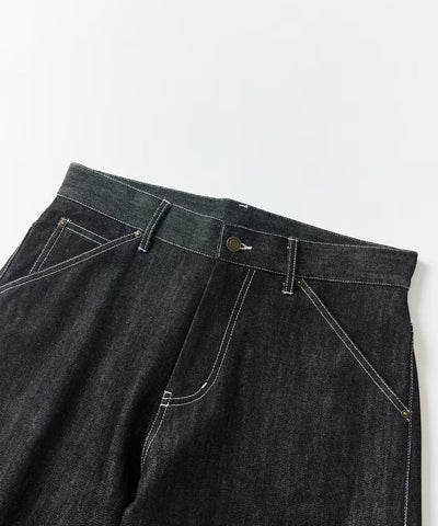 FREAK'S STORE／3D立體剪裁 抽繩 寬版牛仔褲