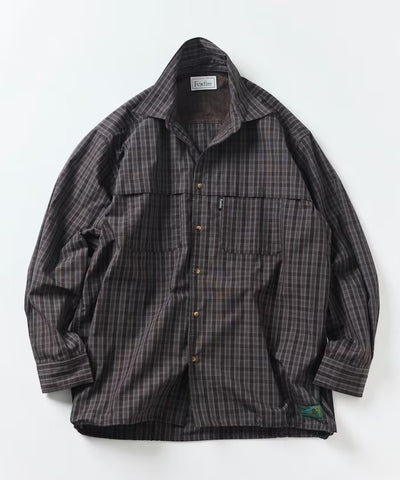 Foxfire × FREAK'S STORE／格紋口袋長袖釣魚襯衫（日本聯名限定）