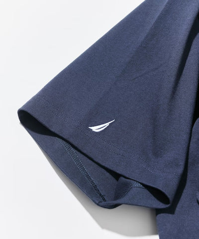 Champion × NAUTICA／日本聯名限定 刺繡厚磅圓領T恤