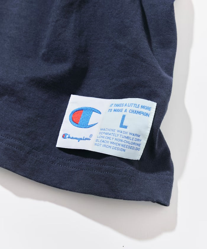Champion × NAUTICA／日本聯名限定 NTC厚磅 圓領T恤
