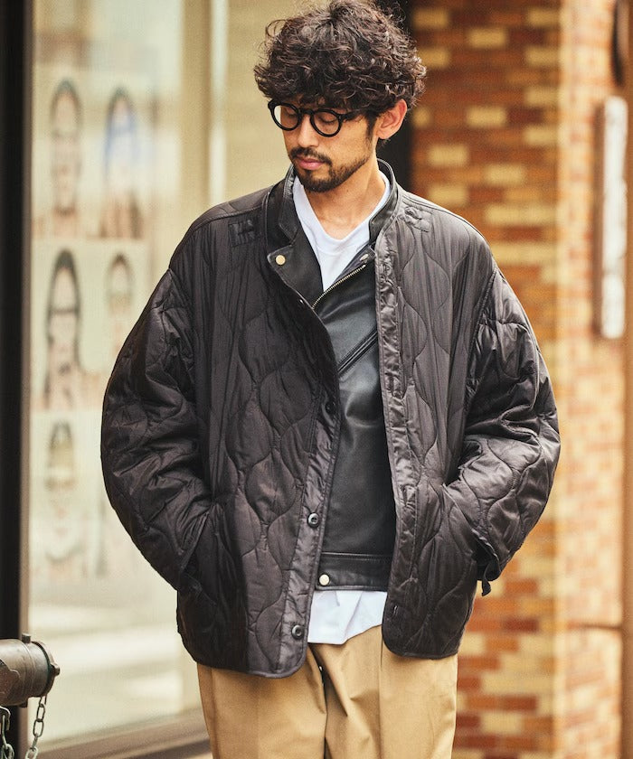 FREAK'S STORE / 褪色加工3WAY M-65短版軍裝外套＆鋪棉內裡組（26FW）