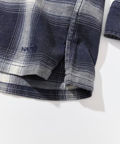NAUTICA JP／漸層格紋 長袖襯衫
