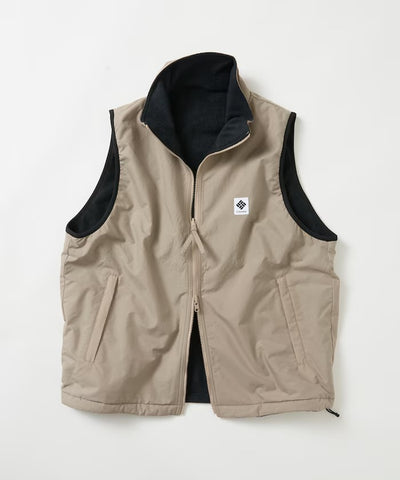 Columbia × FREAK'S STORE／日本聯名限定 雙面穿刷毛 立領背心