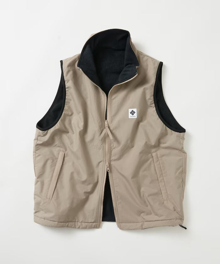 Columbia × FREAK'S STORE／日本聯名限定 雙面穿刷毛 立領背心