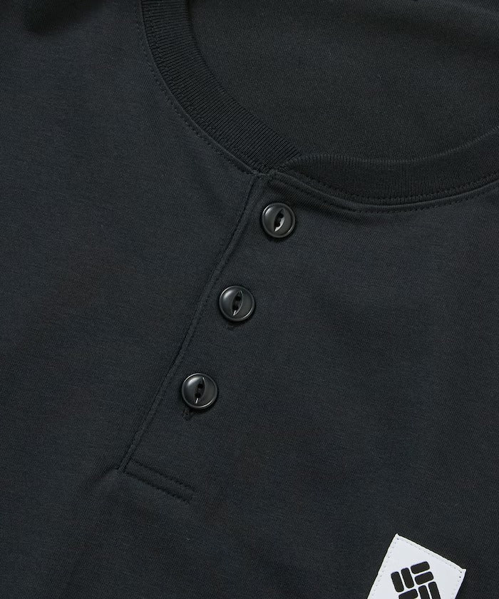Columbia×FREAK'S STORE／別注亨利領 長袖T恤