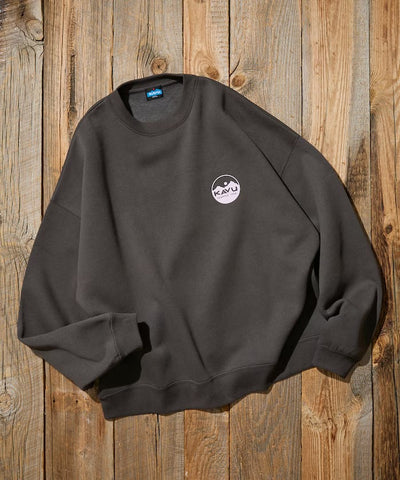 KAVU × FREAK'S STORE / 圓標刷毛 圓領衫（日本聯名限定）