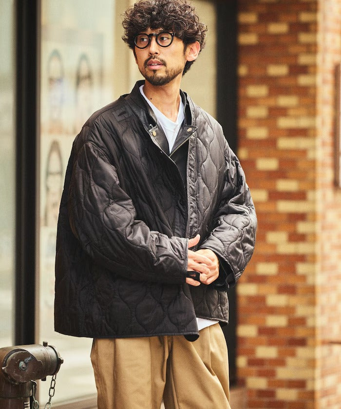 FREAK'S STORE / 褪色加工3WAY M-65短版軍裝外套＆鋪棉內裡組（26FW）