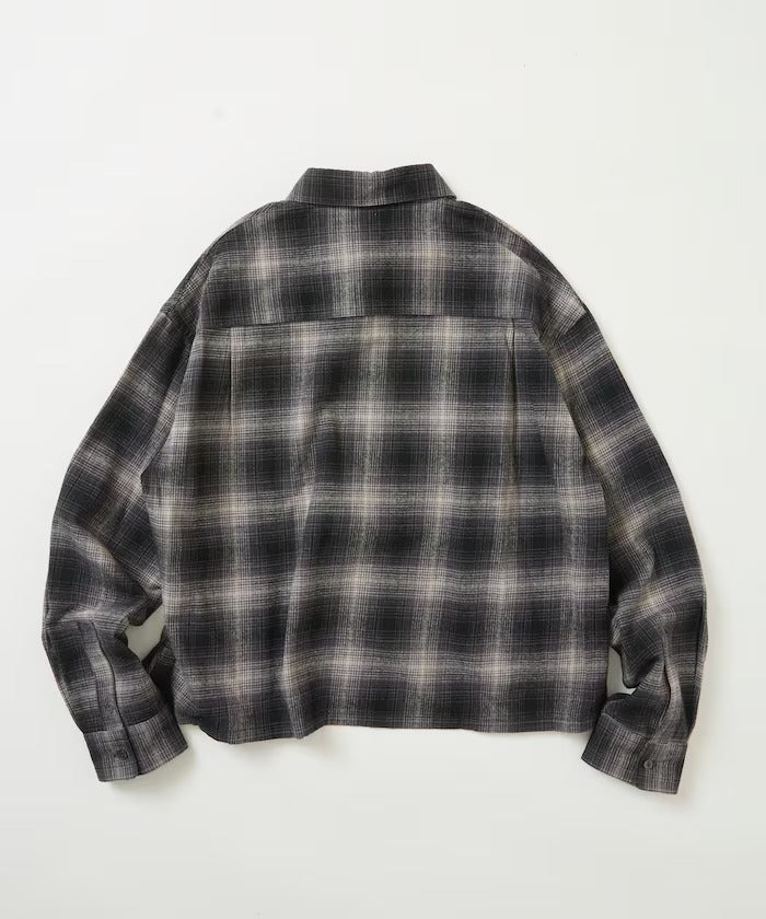 FREAK'S STORE / 限定漸層格紋短版襯衫