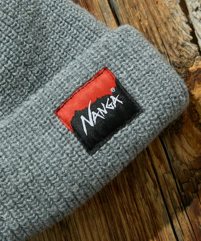 NANGA / BOX LOGO 立體毛線帽