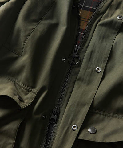 Barbour × Firsthand／別注羊皮革領寬版袖BEDALE騎士外套