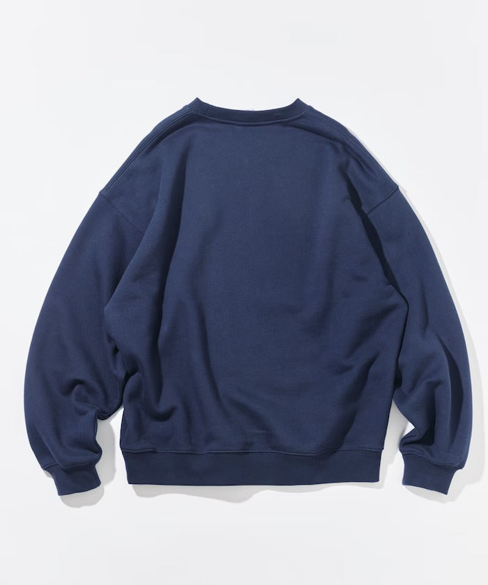 Champion × NAUTICA／日本聯名限定 刺繡刷毛 圓領衫