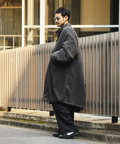 FREAK'S STORE / 做舊褪色3WAY M-65鋪棉內裡兩件式短版軍裝外套組（26FW）