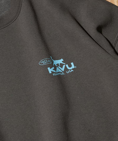 KAVU × FREAK'S STORE / 貓掌圖案 圓領衫（日本聯名限定）