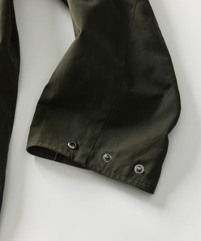 Barbour × Firsthand／別注羊皮革領寬版袖BEDALE騎士外套