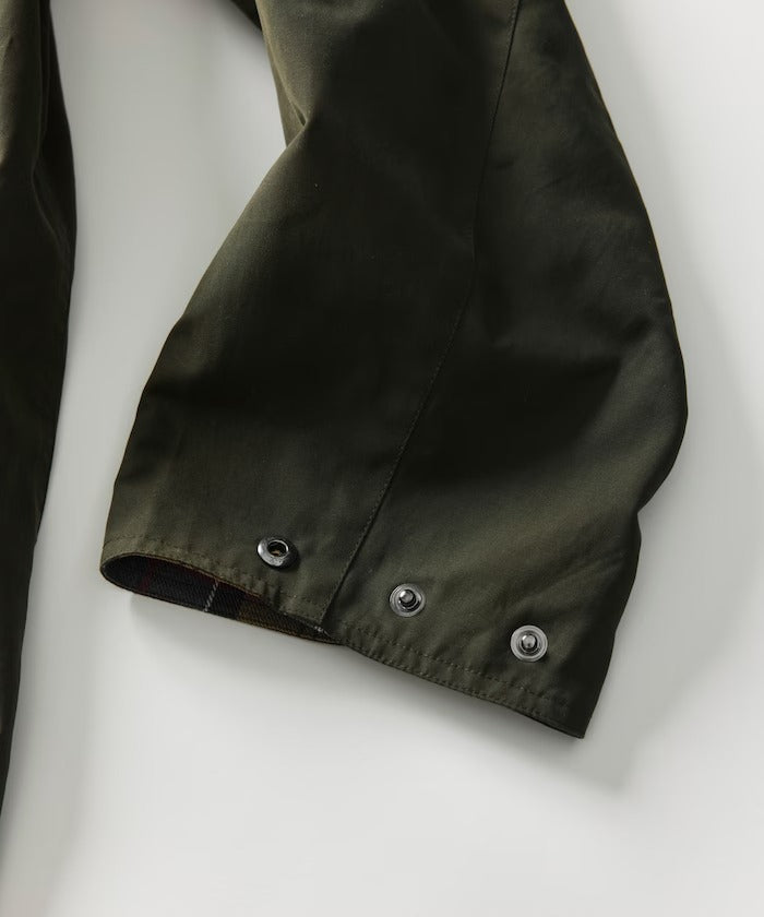 Barbour × Firsthand／別注羊皮革領寬版袖BEDALE騎士外套