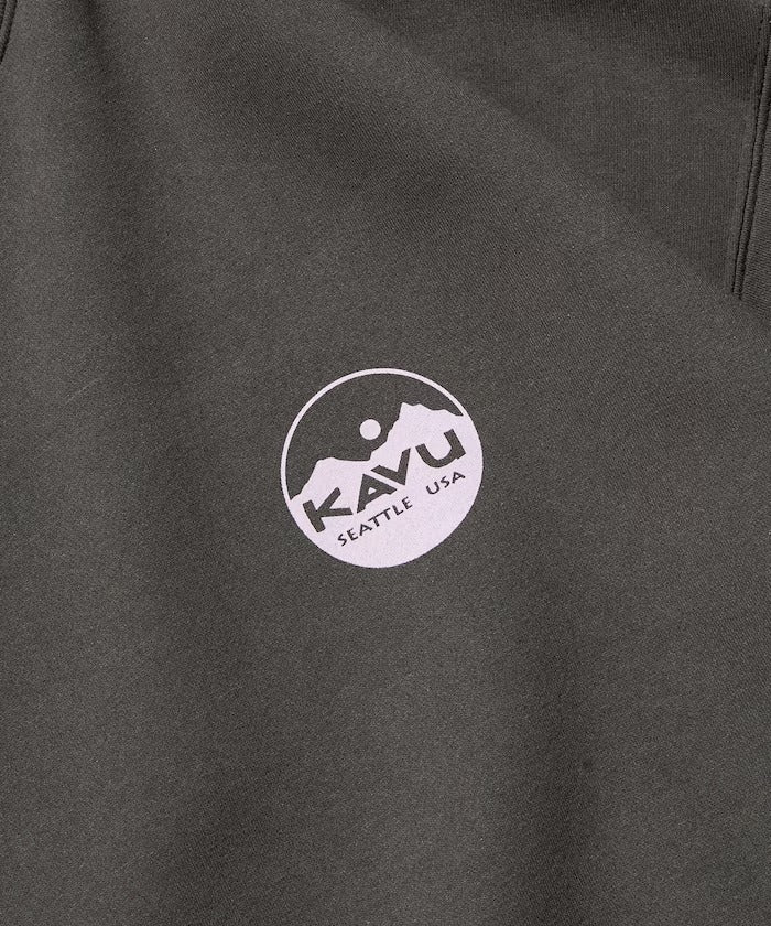 KAVU × FREAK'S STORE / 圓標刷毛 圓領衫（日本聯名限定）